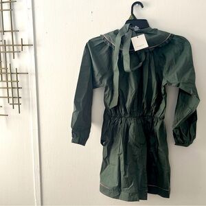 NWT Theshirt Rochelle Behrens Collard Stitch Belted Dress.